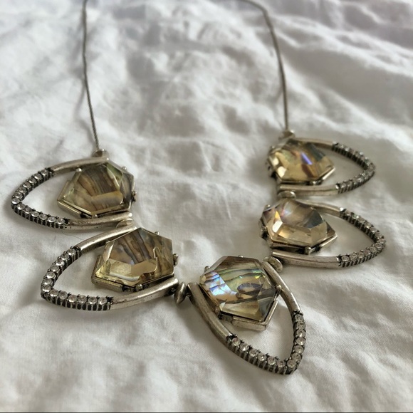 Jewelry - Silver Tone Abalone Necklace